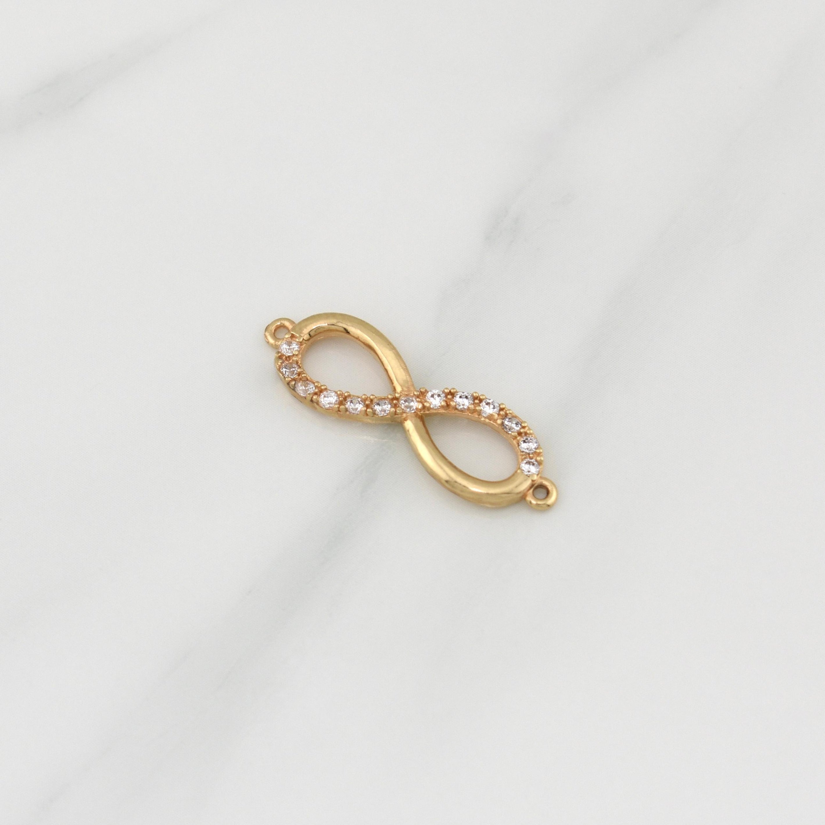 Herraje Infinito 1.5gr / 1 in / Oro Amarillo 18K !