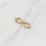 Herraje Infinito 1.5gr / 1 in / Oro Amarillo 18K !