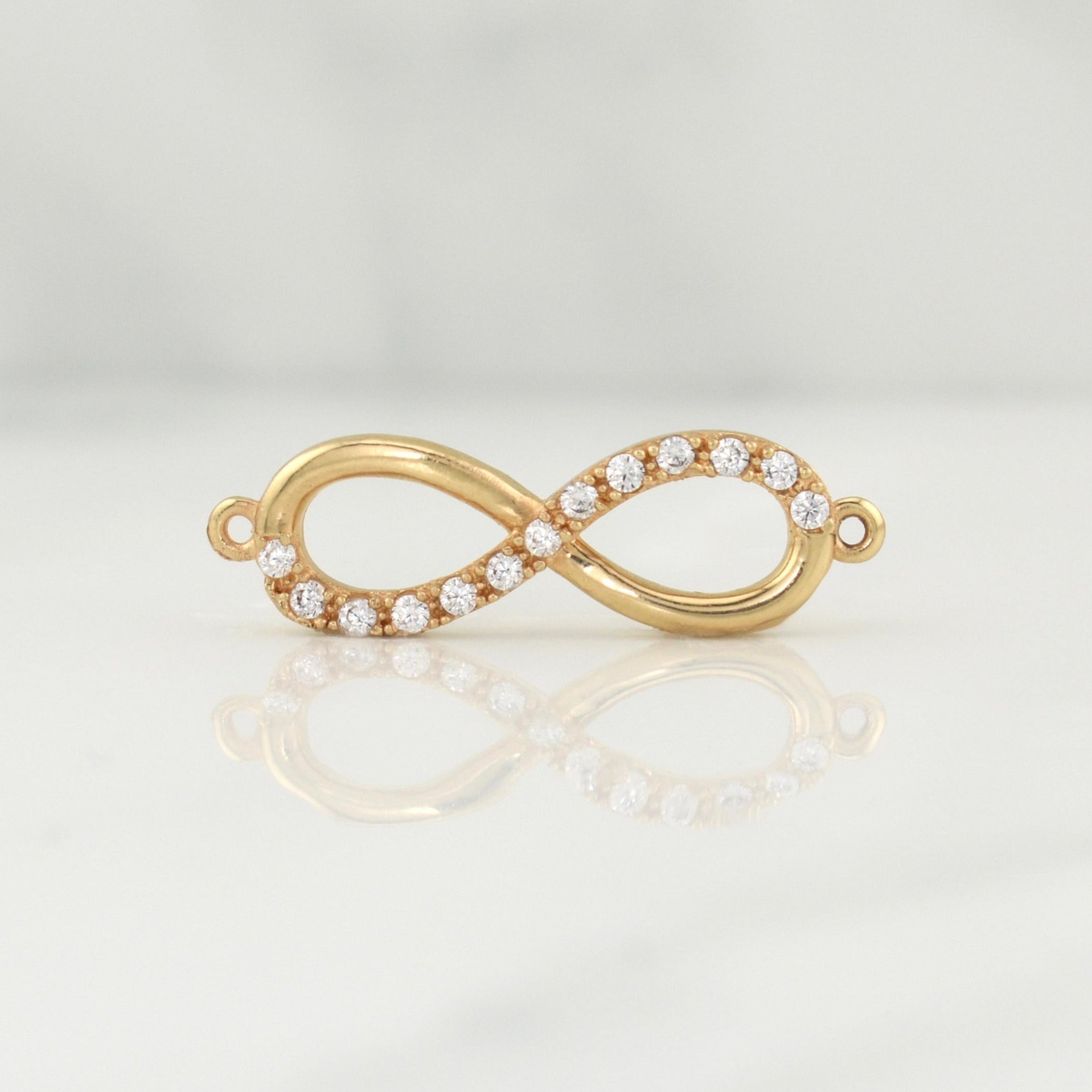 Herraje Infinito 1.5gr / 1 in / Oro Amarillo 18K !