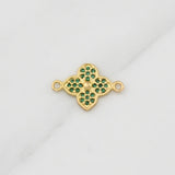 Herraje Flor 0.95gr / 1/2 in / Oro Amarillo 18K !