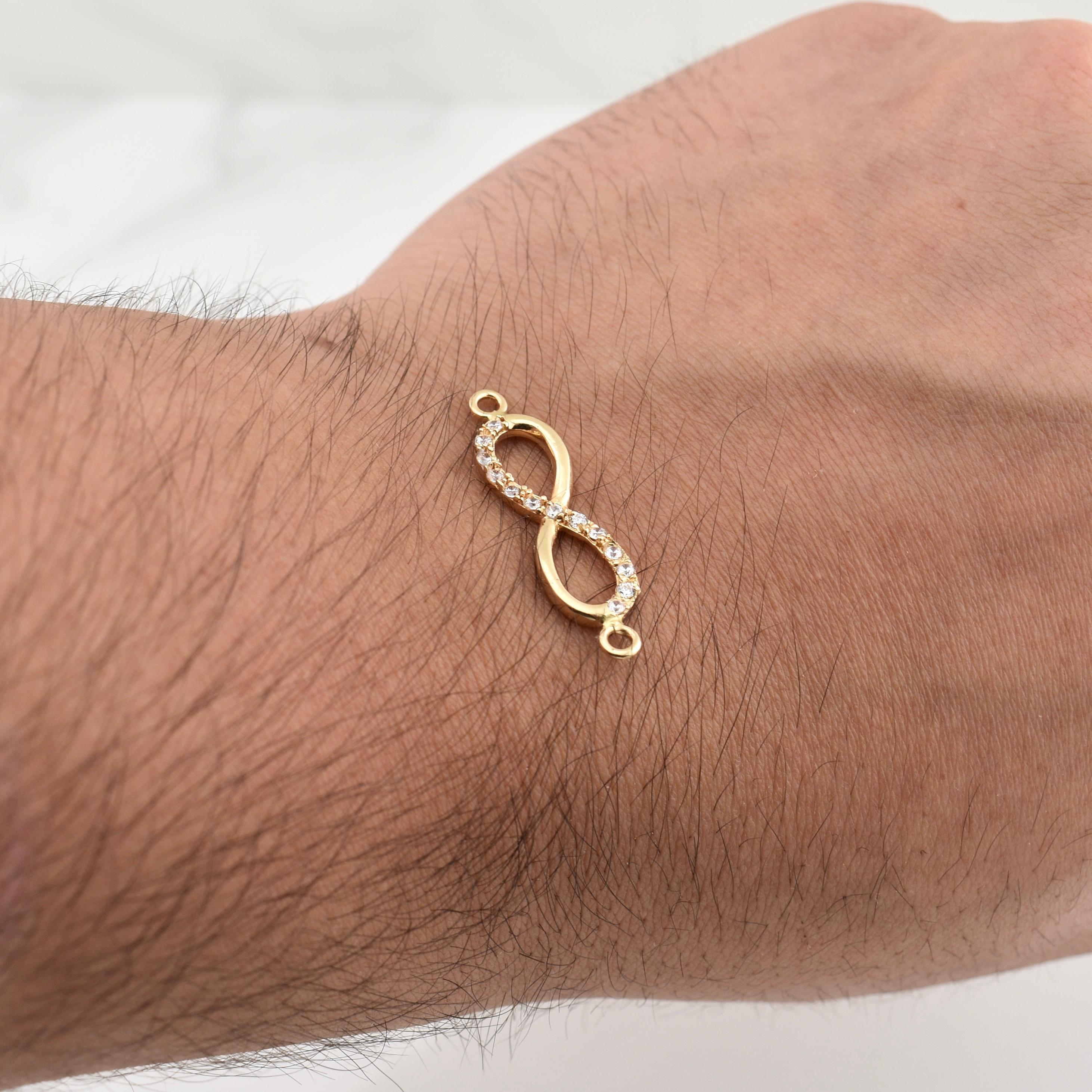 Herraje Infinito 1.65gr / 1 1/4 in / Oro Amarillo 18K !