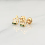 Topos Corona 0.8gr / 7.4mm Oro Amarillo 18K !