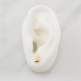 Topos Corona 0.8gr / 7.4mm Oro Amarillo 18K !