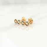 Topos Infinito 0.8gr / 9.1mm Oro Amarillo 18K !