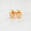 Topos Estrella 0.65gr / 4.8mm Oro Amarillo 18K !