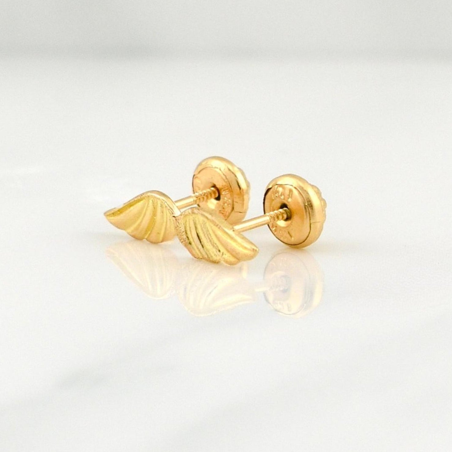 Topos Ala 0.75gr / 3.9mm Oro Amarillo 18K !