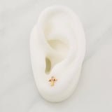 Topos Avion 0.8gr / 7.4mm Oro Amarillo 18K !