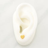 Topos Corazon 1.45gr / 7.9mm Oro Amarillo 18K !