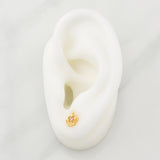 Topos Corona Cruz 1.05gr / 7.7mm Oro Amarillo 18K !