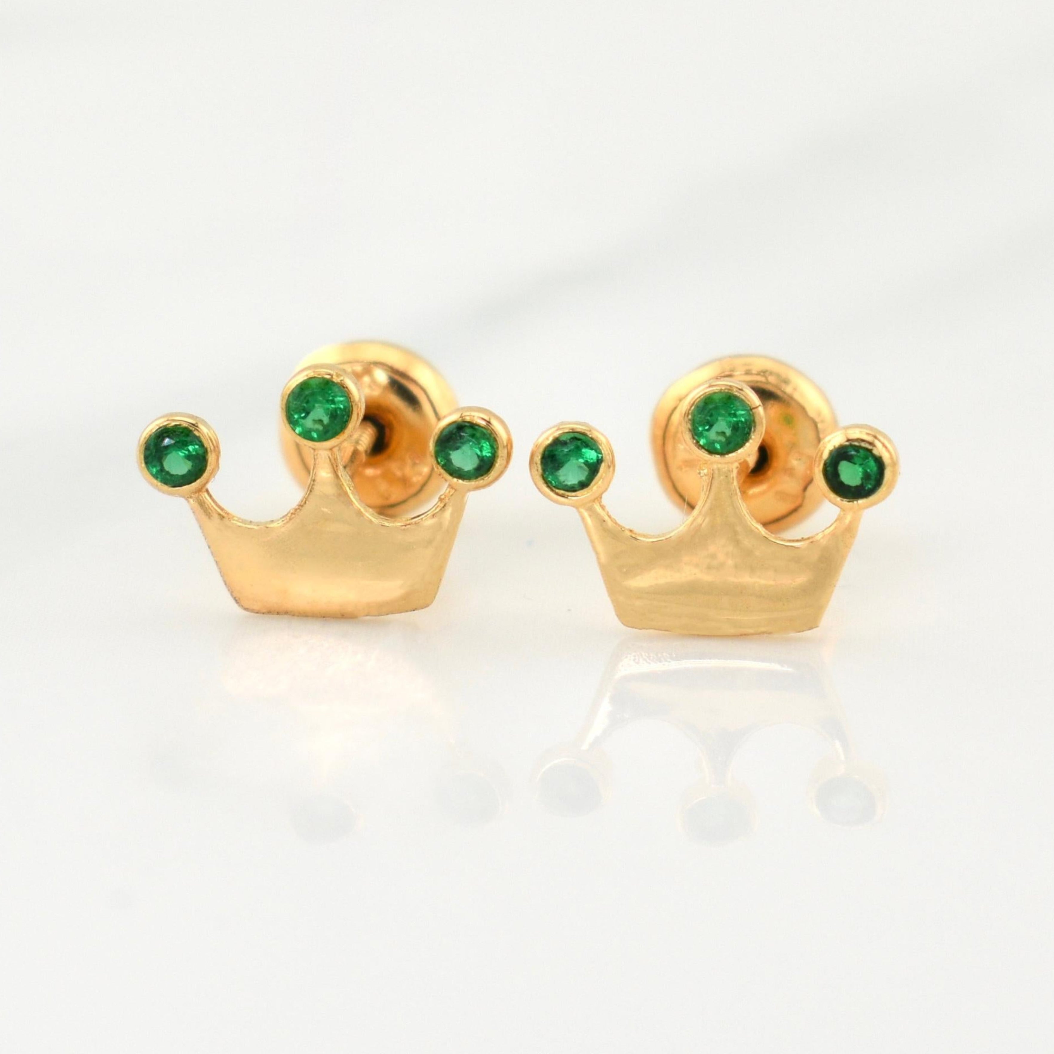 Topos Corona 1gr / 10.6mm Oro Amarillo 18K !