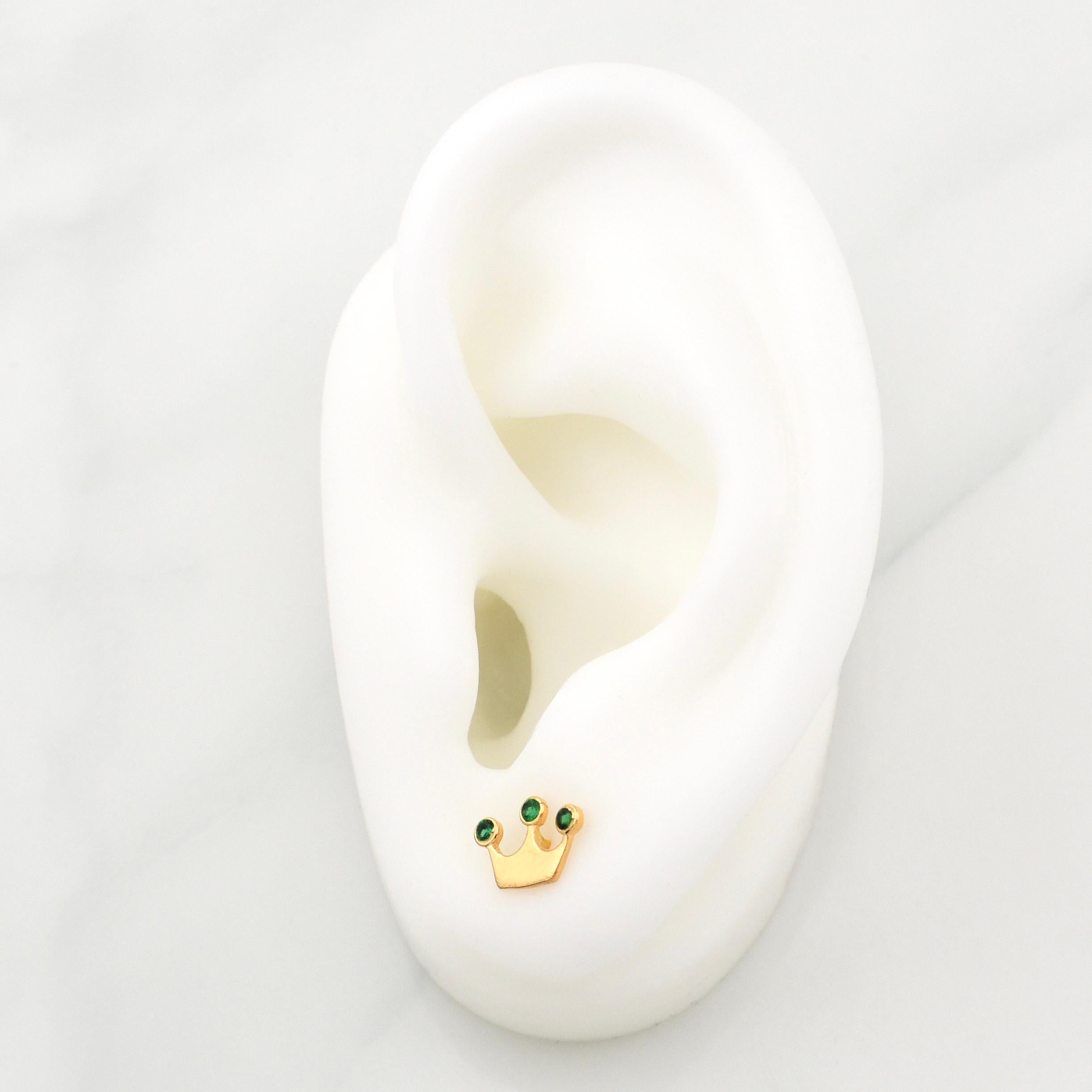 Topos Corona 1gr / 10.6mm Oro Amarillo 18K !