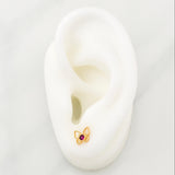 Topos Mariposa 1gr / 8.2mm Oro Amarillo 18K !