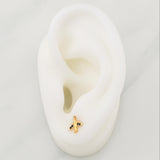 Topos Avion 0.9gr / 9mm Oro Amarillo 18K !