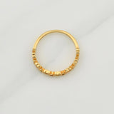 Anillo Churumbela Corazones 1.65gr / T6 1/2 / Oro Amarillo 18K !