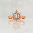 Anillo Tortuga 2.75gr / T5 1/4 / Oro Rosa 18K !