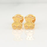 Topos Oso Ts 0.95gr / 5.5mm Oro Amarillo 18K !