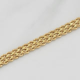 Pulso Lazo Secuencial 3.6 g / 7 in / 6 mm Oro Amarillo 18K