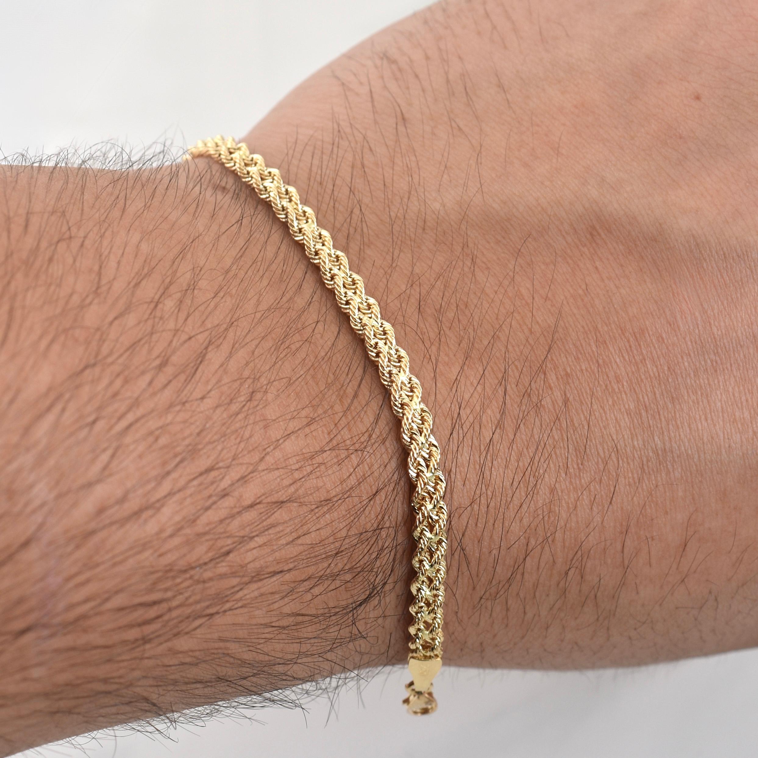 Pulso Lazo Secuencial 2.35 g / 7 in / 4.05 mm Oro Amarillo 18K