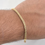 Pulso Lazo Secuencial 2.3 g / 7 in / 4.05 mm Oro Amarillo 18K