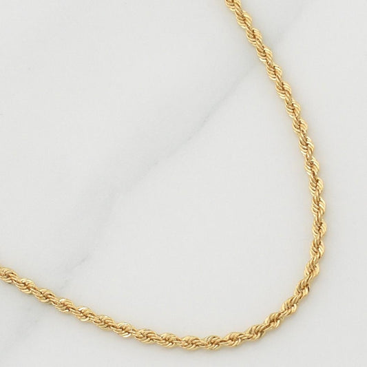 Cadena Lazo 1.65 g / 19 3/4 in / 1.65 mm Oro Amarillo 18K