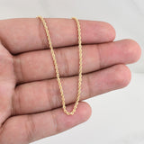 Cadena Lazo 1.6 g / 19 3/4 in / 1.65 mm Oro Amarillo 18K