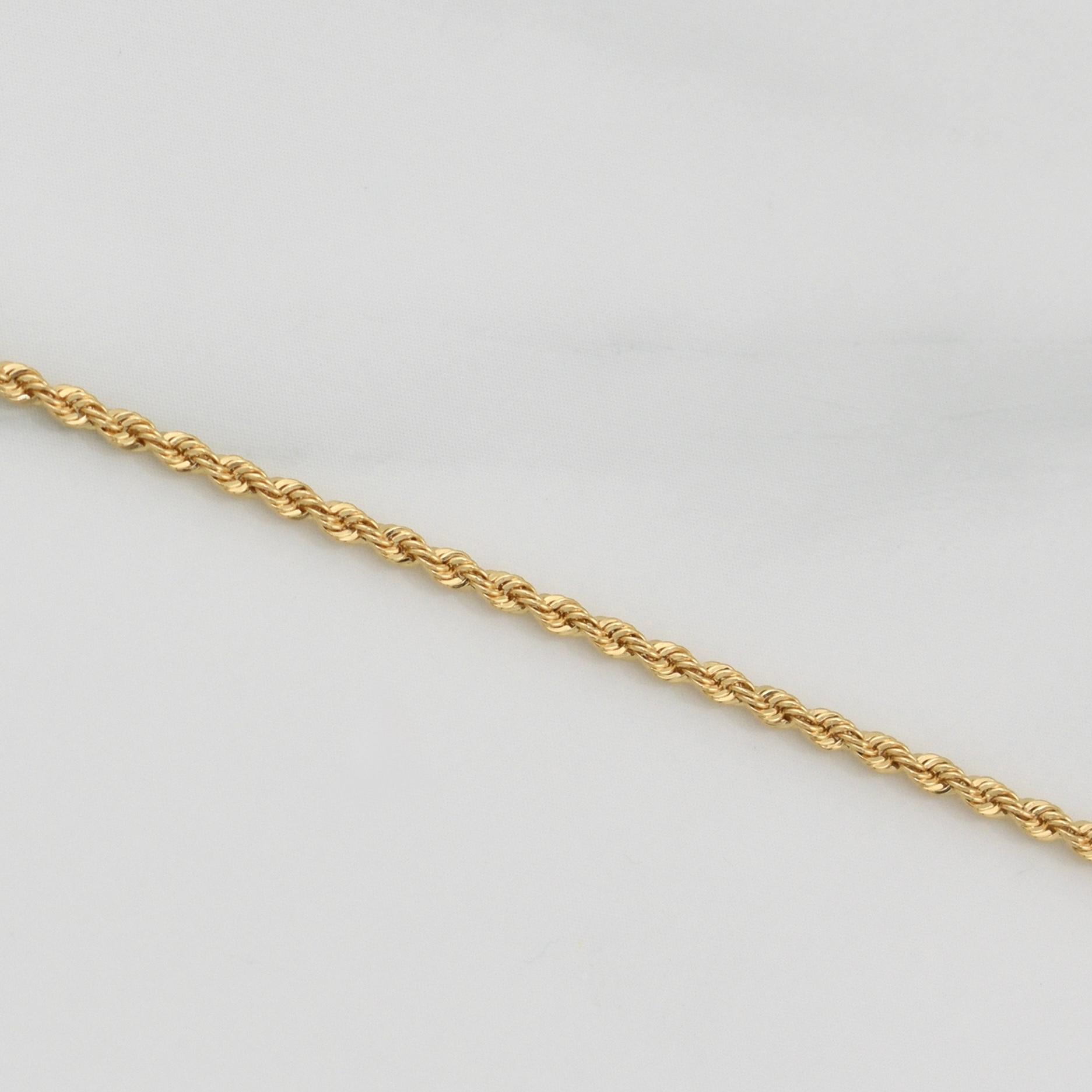Cadena Lazo 1.6 g / 19 3/4 in / 1.65 mm Oro Amarillo 18K