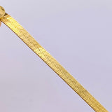 Cadena Espejo 3.65g / 16 in / 2.4mm Oro Amarillo +3 18K *