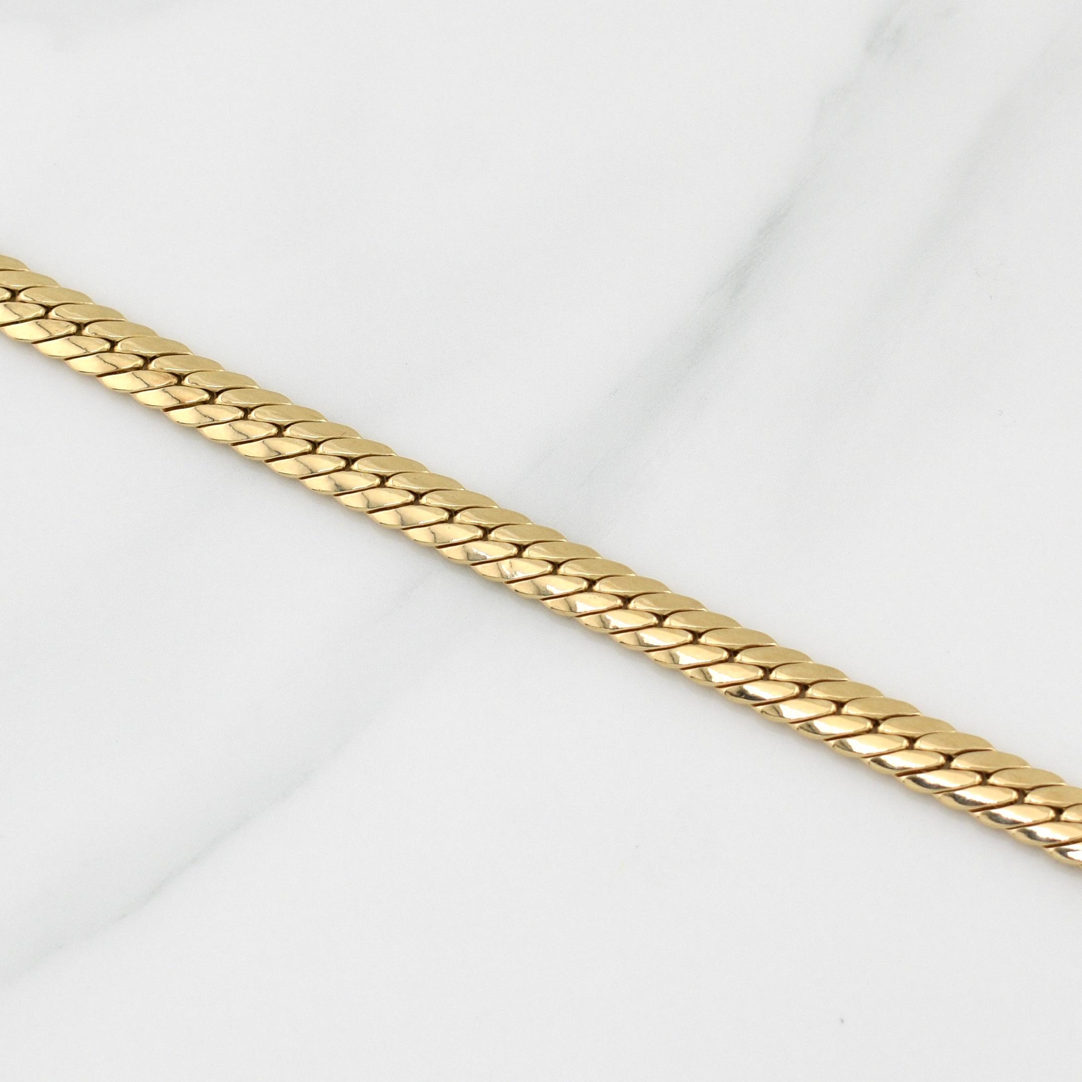 Cadena Serpiente 8 g / 20 in / 5.75 mm Oro Amarillo 18K