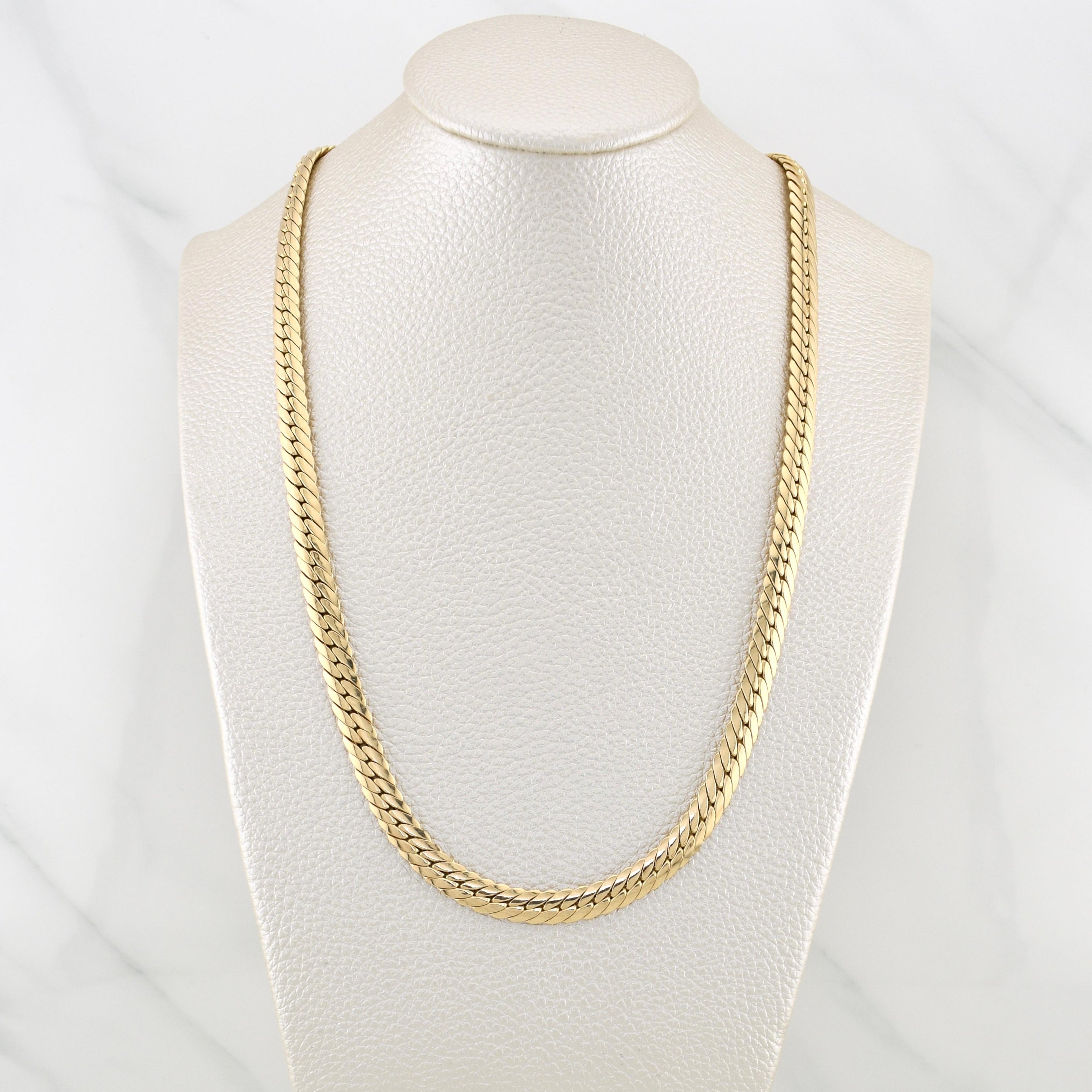 Cadena Serpiente 9.25 g / 23 1/2 in / 5.7 mm Oro Amarillo 18K