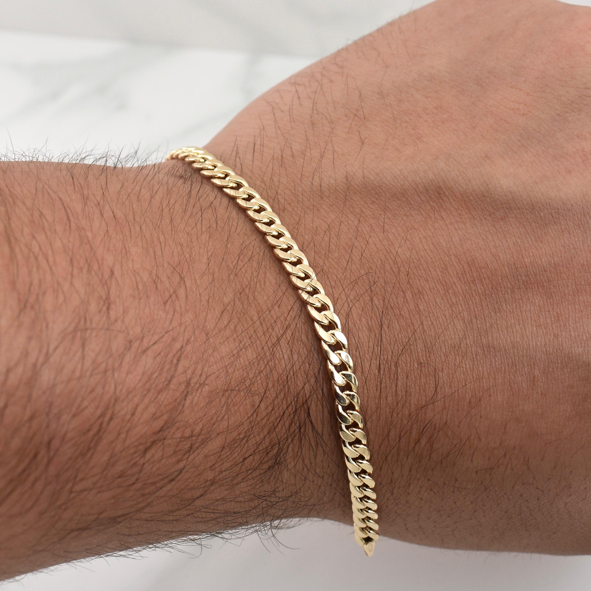 Cuban Links Bracelet 1.75 g / 7 1/2 in / 4.3 mm 18K Yellow Gold