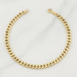 Cuban Links Bracelet 1.7 g / 7 1/2 in / 4.3 mm 18K Yellow Gold