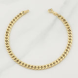 Cuban Links Bracelet 1.7 g / 7 1/2 in / 4.3 mm 18K Yellow Gold