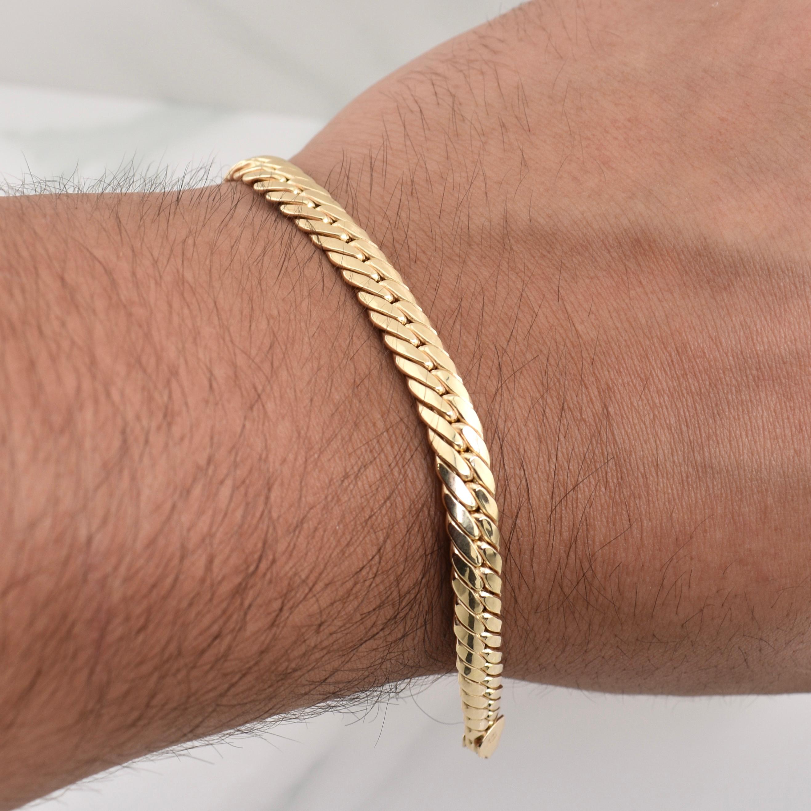 Pulso Serpiente 5.05 g / 8 1/2 in / 6.75 mm Oro Amarillo 18K