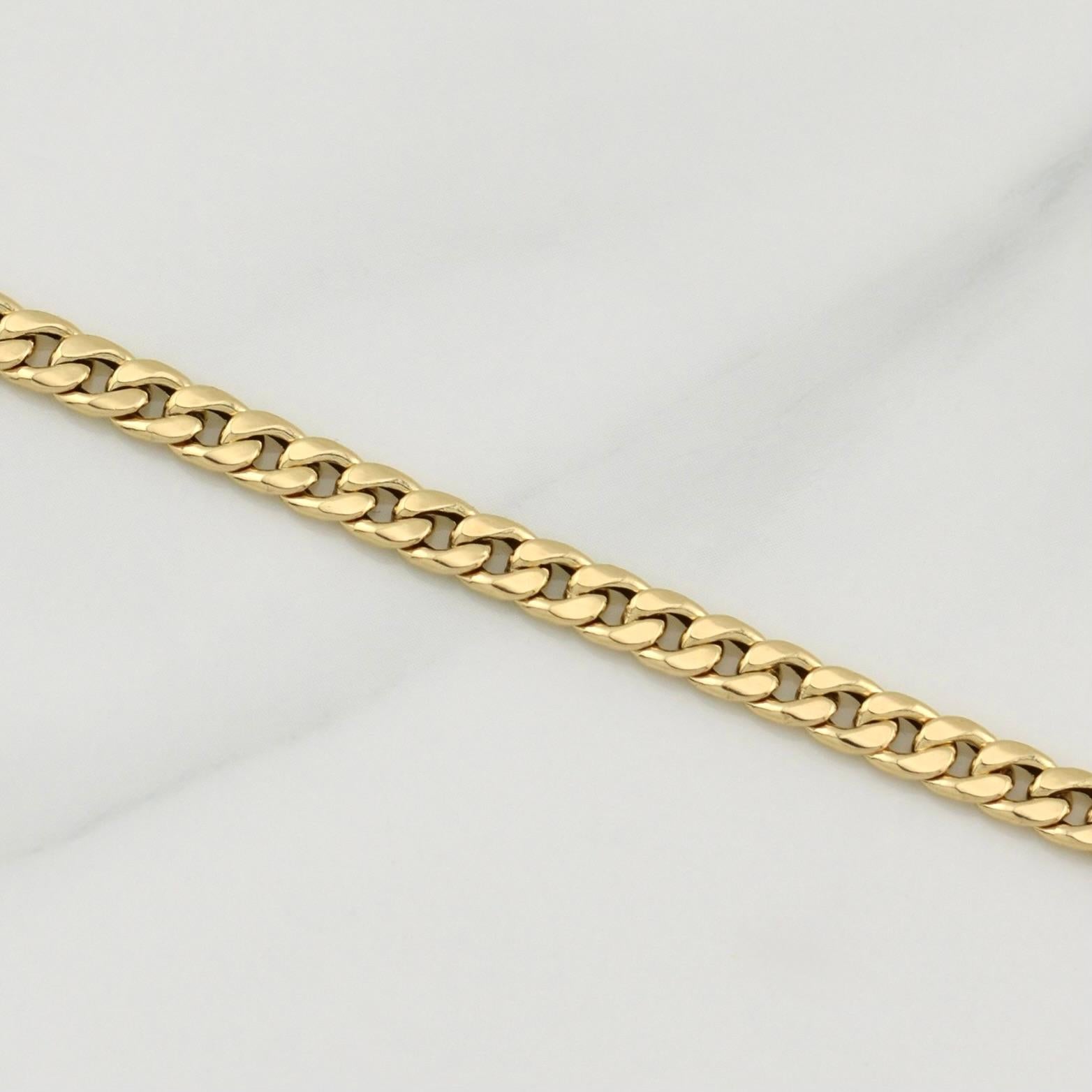 Cuban Links Bracelet 1.75 g / 7 1/2 in / 4.3 mm 18K Yellow Gold