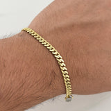 Cuban Links Bracelet Monaco 7.2 g / 8 in / 5 mm Yellow Gold 18K