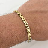 Pulso Cubano Monaco 8.65 g / 7 1/4 in / 6.5 mm Oro Amarillo 18K