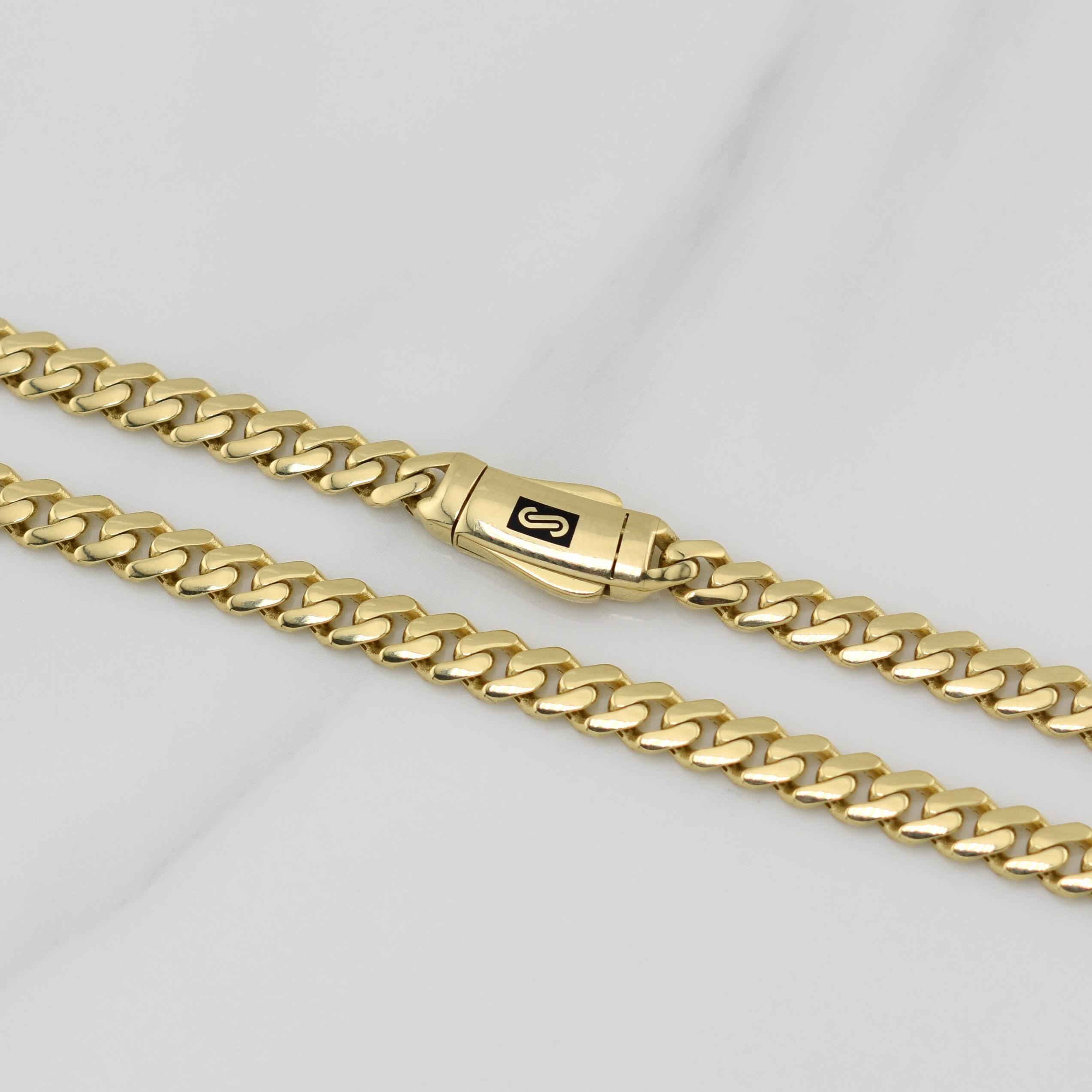 Cuban Links Monaco 13.9 g / 17 3/4 in / 5 mm Yellow Gold 18K