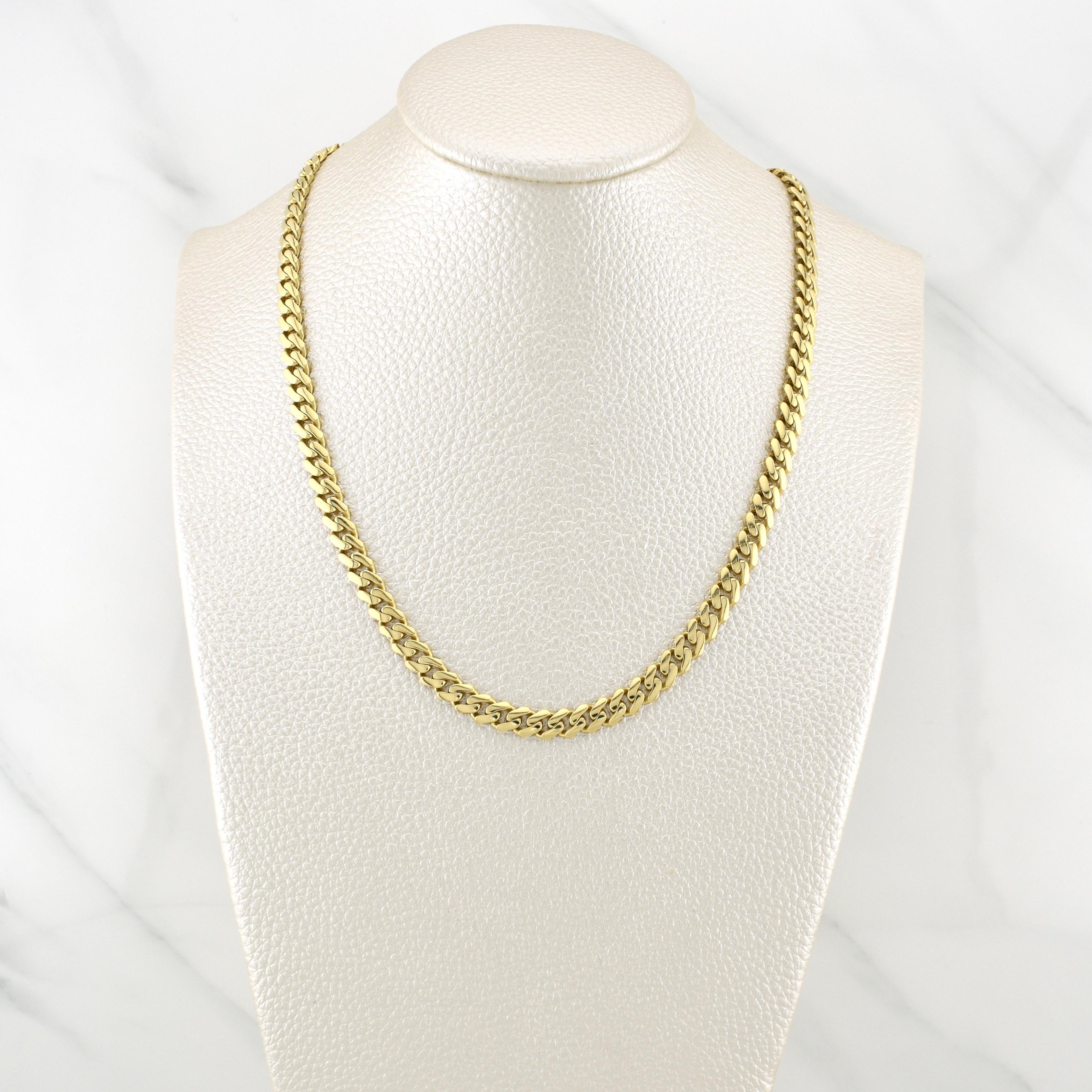 Cuban Links Monaco 13.9 g / 17 3/4 in / 5 mm Yellow Gold 18K