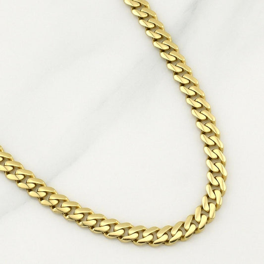 Cuban Links Monaco 14.65 g / 17 3/4 in / 5 mm Yellow Gold 18K