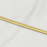 Cadena Serpiente Monaco 10.4 g / 15 3/4 in / 5 mm Oro Amarillo 18K