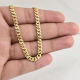 Cadena Cubana Monaco 15.1 g / 19 3/4 in / 5 mm Oro Amarillo 18K