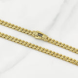 Cadena Cubana Monaco 15.1 g / 19 3/4 in / 5 mm Oro Amarillo 18K
