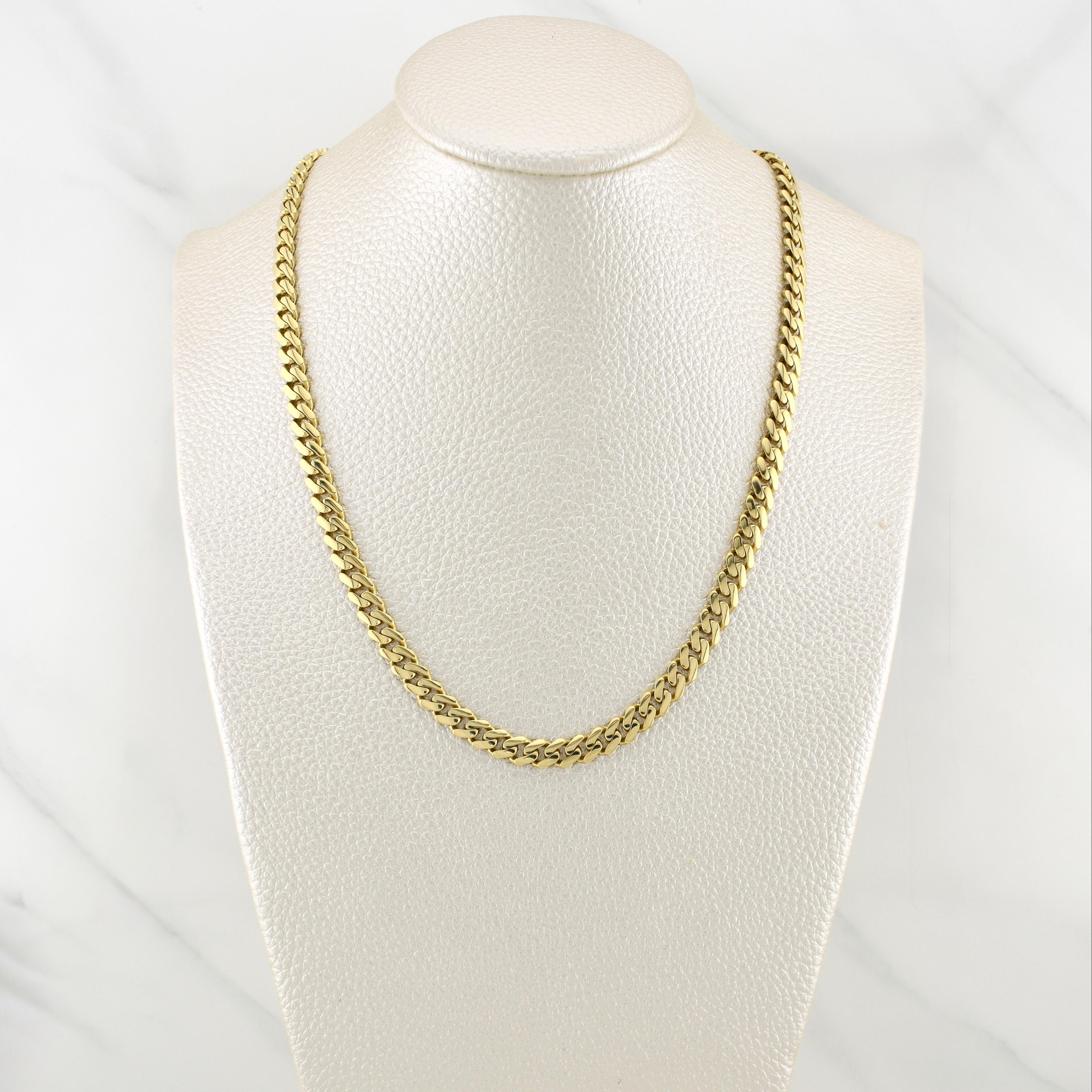 Cuban Links Monaco 14.65 g / 17 3/4 in / 5 mm Yellow Gold 18K