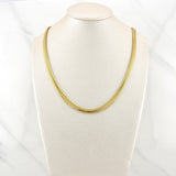 Cadena Serpiente Monaco 10.4 g / 15 3/4 in / 5 mm Oro Amarillo 18K