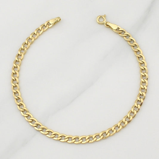 Cuban Links Bracelet 3.15 g / 7 1/2 in / 4 mm 18K Yellow Gold