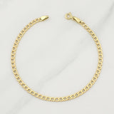 Cuban Links Bracelet 1.75 g / 7 3/4 in / 3.15 mm 18K Yellow Gold