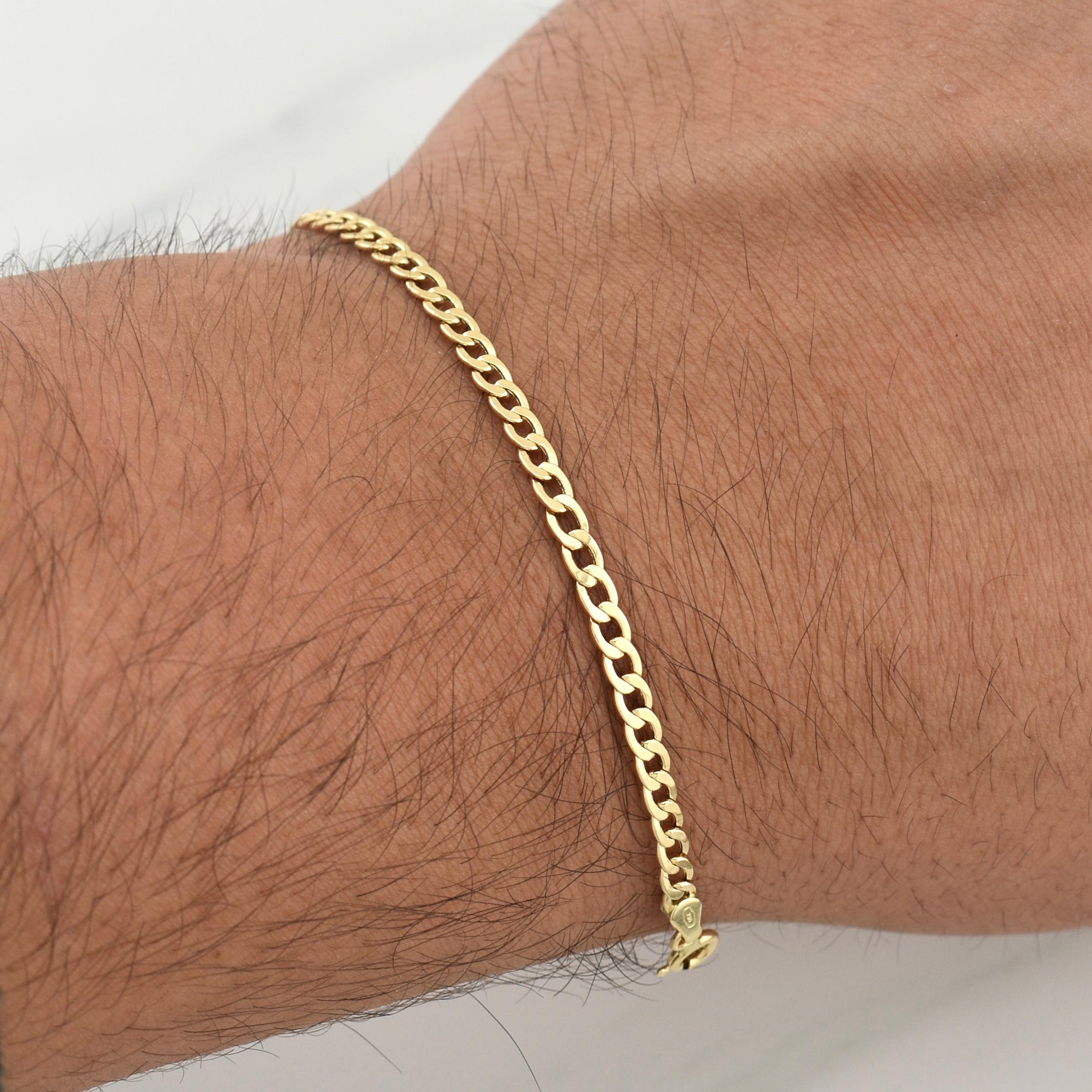 Cuban Links Bracelet 1.7 g / 7 3/4 in / 3.1 mm 18K Yellow Gold