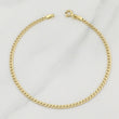 Cuban Links Bracelet 1.1 g / 7 3/4 in / 2.35 mm 18K Yellow Gold