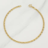 Cuban Links Bracelet 1 g / 7 1/2 in / 2.4 mm 18K Yellow Gold