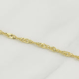 Singapore Chain 3 g / 19 3/4 in / 2.9 mm 18K Yellow Gold